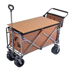 LUBABYCAS - Carro Camping Expandible Con Mesa Multifuncional Mule
