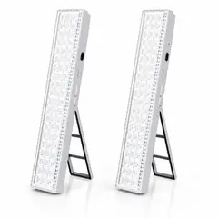 TASBEL - Pack X2 Lampara Led De Emergencia Portátil Recargable Camping Garaje USB