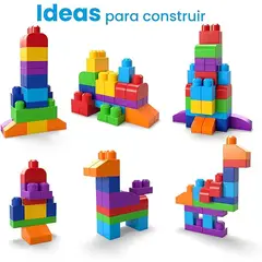 FISHER PRICE - Primeros bloques Mega Bloks Bolsa 60 piezas