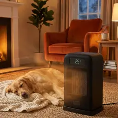 BESTHERM - Calefactor digital eléctrico eficiente PTC 15 M2