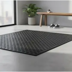 GENERICO - Piso goma antideslizante estoperol 3mm 2mts x 1mts