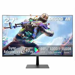 DECO GEAR - Monitor Gamer Curvo 27 240Hz 1080p VA 1500R HDR DGJET27