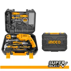 INGCO - KIT TALADRO 115 HERRAMIENTAS CON MALETA
