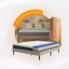 EMMA - Cama Europea Hybrid 2 Plazas Plus
