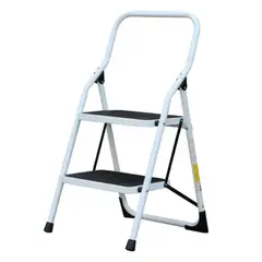 MIRLO - ESCALERA DE TIJERA 2 PELDAÑOS METALICA