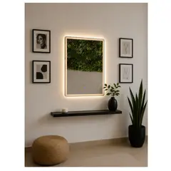 GENERICO - Espejo LED Vertical Sin Marco 60x80 cm