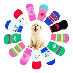 METALFER - Calcetines Para Perros Talla S