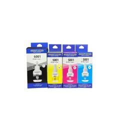 PACIFIC COLOR - Pack 4 Tintas alternativas BT6001/5001 Compatible BROTHER