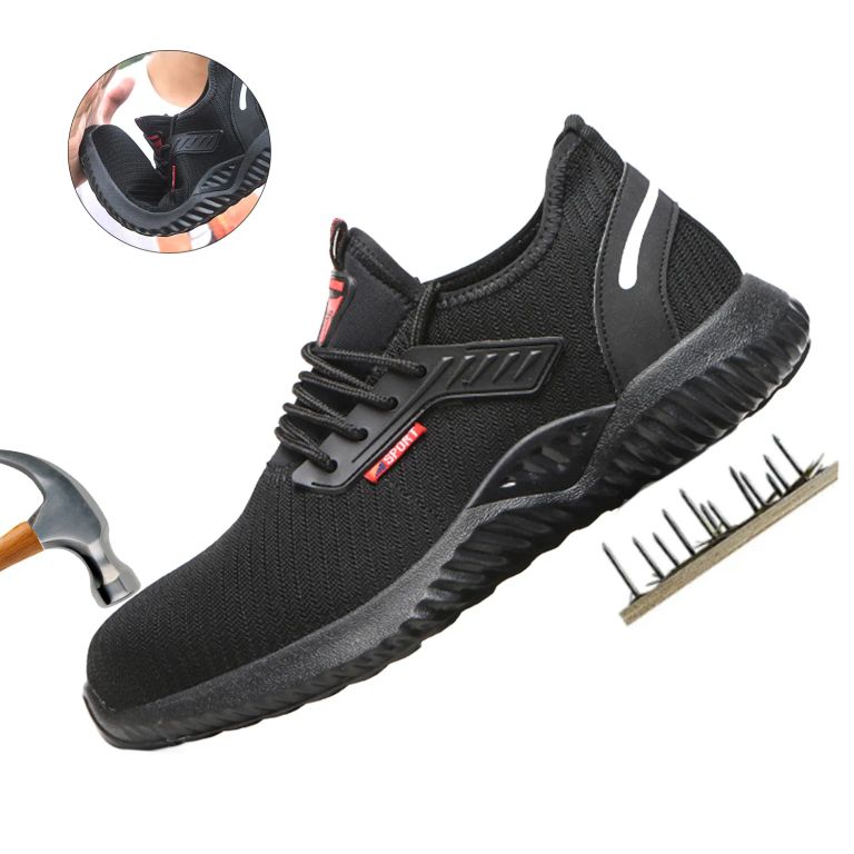 Zapatillas Seguridad Hombre Punta Acero Antiperforación Baratas Trabajo Industrial a $15.990