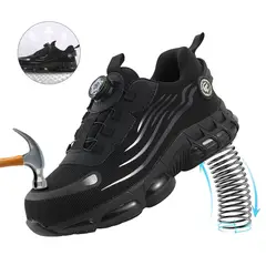 VIDITA - Zapatillas de Seguridad Hombre Mujer Punta de Acero Antiperforación Cómodas Trabajo Industrial