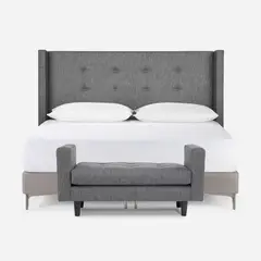 ROSEN - Set Respaldo New Brickell Super King + Banca Megan