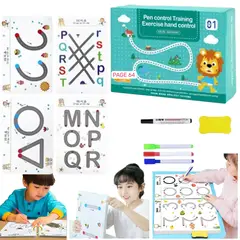 GENERICO - KIT MAGICO DE CALIGRAFIA REUTILIZABLE BASICO NIÑOS