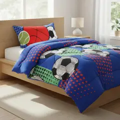 GENERICO - Cobertor Edredón Varios Diseño 1.5 Plazas Plumón Cubrecama