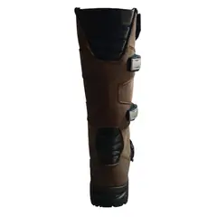 GENERICO - Botas Moto Adventure INTRO 205 Brown Caña Alta Cuero T