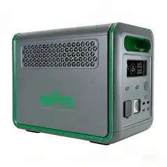 EWTTO - ES1200 Generador Solar Portátil 1200W 1024Wh - LiFePO4, Carga Rápida 1.5, UPS, 10 Puertos
