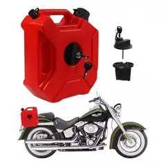 GENERICO - Bidón De Bencina Portátil Moto Plastico Con Llave Fijacion