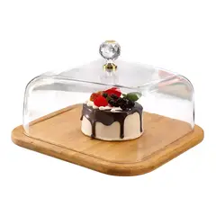 PASTELERIUSCL - Porta torta porta cupcake base para torta 25cm soporte torta vitrina para postres