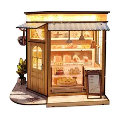 TATEE - Juguetes panadería DIY Cabaña hecha a mano