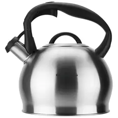 MAGEFESA - Tetera Silbadora Silver 3 Litros Acero Inoxidable