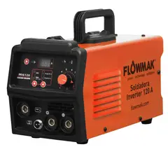 FLOWMAK - Soldadora inverter MIG-120 MIG/TIG/MMA 220v