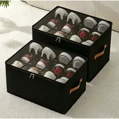 IDEEHOUSE - Set 2 Caja Organizador Multiuso Plegable Con Tapa
