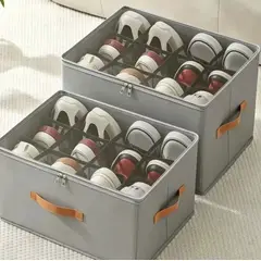 IDEEHOUSE - Set 2 Caja Organizador Multiuso Plegable Con Tapa