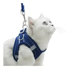 GENERICO - Arnés ajustable para mascotas gatos perros pequeños talla s