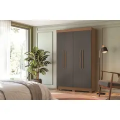 ALTAVISION - CLOSET SARANDI 4 PUERTAS JATOBA / GRAFITO