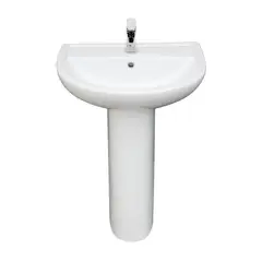 GENERICO - Lavamanos Least con pedestal blanco Bath Co.