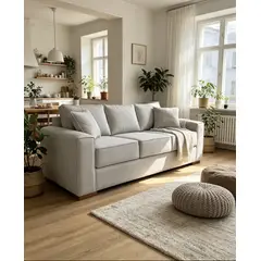 MUEBLERIA SYS - Sofa Victoria 3C Crudo Tapiz Antifluidos