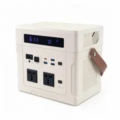 EWTTO - Generador Solar Portátil 1000W 892.8Wh LiFePO4 Carga Rápida PD 60W