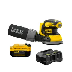 STANLEY - Kit LIjadora Roto Orbital SCS220 + Cargador y Bat 4AH