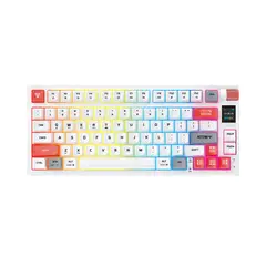 FANTECH - Teclado EN Gamer inalámbrico MK917 ATOM PRO79, Switch Rojo