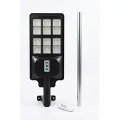 GENERICO - Foco Solar Led Potencia 1000w + Soporte Negro Blanco Frío