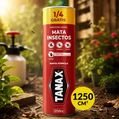 TANAX - INSECTICIDA MATA INSECTOS LIQUIDO 1 LITRO + 1/4 GRATIS