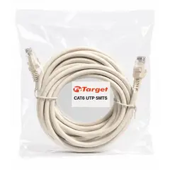 TARGET - Cable de Red 5 mts Patch Cord UTP Cat 6
