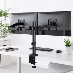 DOPA - Soporte Doble Monitor Brazo Articulado Vesa 15-33 Pulgadas