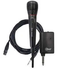 MLAB - Micrófono Dual Inalámbrico Alámbrico SM73 Profesional