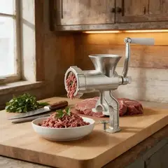MP - Moledora Manual de Carne De Metal Lavable