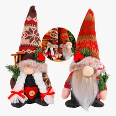 GENERICO - 2 Gnomos Navidad Peluche