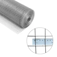 GENERICO - Malla Galvanizada Soldada Cerco 1x10mts 38x2.11mm Cerram