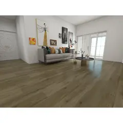 BATHCO - Piso Vinílico SPC Newport Greige Oak 123x18