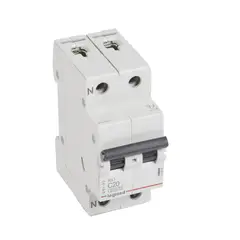 LEGRAND - Interruptor Automático 1P+N 20A C 6Ka Rx3