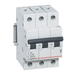 LEGRAND - Interruptor Automático 3P 16A C 6Ka Rx3