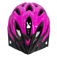 GENERICO - Casco de Bicicleta de Niño Niña Skate Patinaje Regulable Visera Talla Regulable 52-58cm