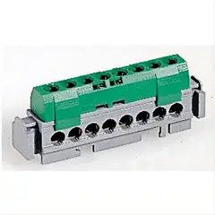 LEGRAND - Regleta Conexión 8 Entradas Verde