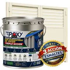 EPOXY - ESMALTE SINTETICO - CONVERTIDOR OXIDO - TINETA 4G - BLANCO PERLA