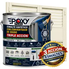 EPOXY - ESMALTE SINTETICO - CONVERTIDOR OXIDO - GALÓN - BLANCO PERLA