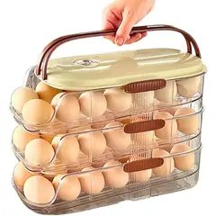 EVERSO - Organizador De Huevos 2 Niveles 32 Unidades Porta Huevos