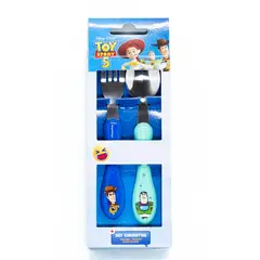 DISNEY - SET DE CUBIERTOS WOODY BUZZ CUCHARA Y TENEDOR TOY STORY 5
